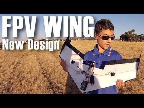 FPV Wing Test Prototype Design - First Flight and Trimming - UCOT48Yf56XBpT5WitpnFVrQ