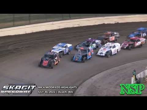 July 30, 2022 IMCA Modifieds Highlights Skagit Speedway - dirt track racing video image