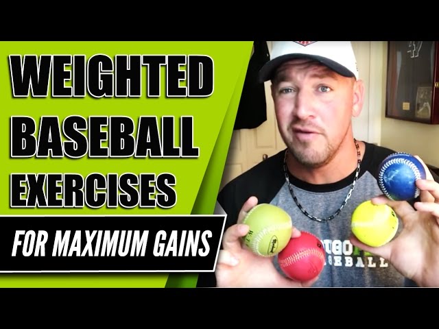 How Weighted Baseballs Can Help Your Pitching