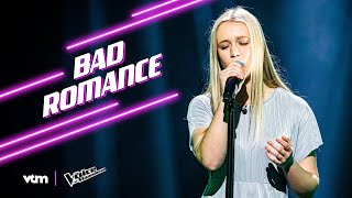 Justine - 'Bad Romance' | The Blind Auditions | The Voice van Vlaanderen | VTM