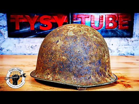 1957 Army Helmet Restoration - UCIGEtjevANE0Nqain3EqNSg