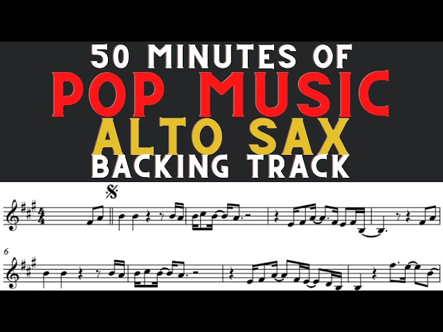 Alto Sax Sheet Music for Pop Songs