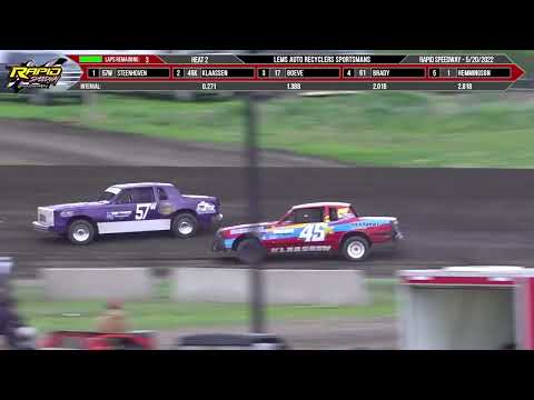 Sportsman | Rapid Speedway | 5-20-2022 - dirt track racing video image