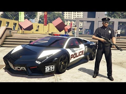 GTA 5 Mods - PLAY AS A COP MOD!! GTA 5 Police Lamborghini Patrol Mod Gameplay! (GTA 5 Mods Gameplay) - UC2wKfjlioOCLP4xQMOWNcgg