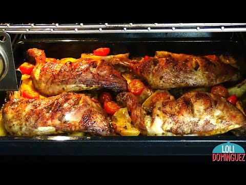 POLLO ASADO AL ESTILO TURCO CON PATATAS Y CEBOLLA  - Recetas paso a paso, tutorial. Loli Domínguez - UC5ONfXPjWgqElh0NZaRJ1tg