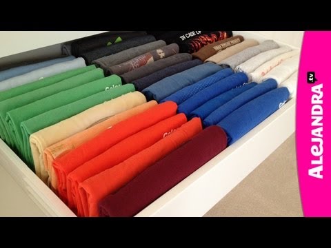 How to Fold T-Shirts - UCcvu0uB6SzugED_5FEC7Z0Q