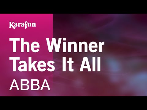 Karaoke The Winner Takes It All - ABBA * - UCbqcG1rdt9LMwOJN4PyGTKg