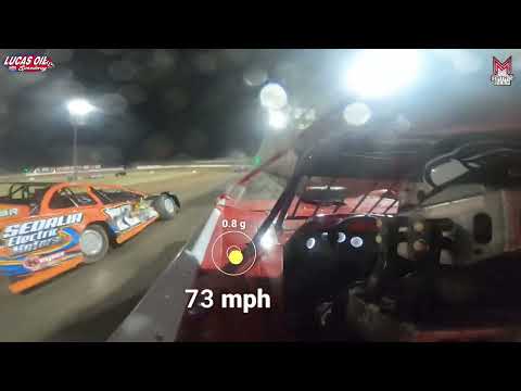 #32 Robbe Ewing - Late Model - 8-2-2025 Lucas Oil Speedway - In Car Camera - dirt track racing video image