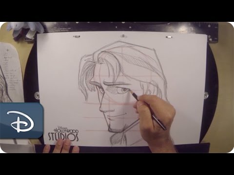 How-To Draw Flynn Rider From ‘Tangled’ | Disney’s Hollywood Studios - UC1xwwLwm6WSMbUn_Tp597hQ