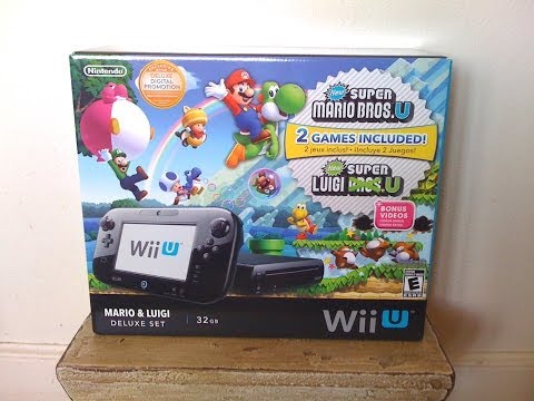 Nintendo Wii U Mario and Luigi 32GB Unboxing - UChmokYlP8OGQuCweupBznDg