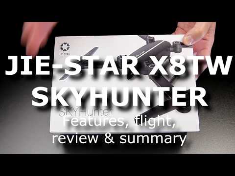 JIE-STAR Skyhunter X8TW Beginner Folding quad, TX or App control, WiFI FPV - UCndiA86FXfpMygSlTE2c70g