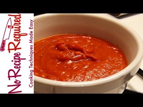 Homemade Pizza Sauce - NoRecipeRequired.com - UC2Kqui8VRpm1uMKl7QQGX2w