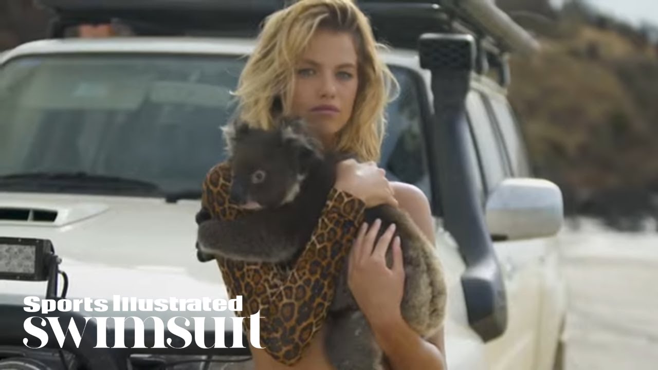 Camille Kostek & Hailey Clauson Get Cozy With Baby Koalas | Sports Illustrated Swimsuit