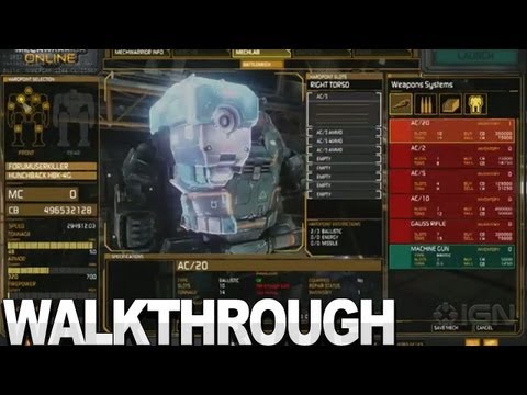 MechWarrior Online - MechLab Developer Breakdown - UCKy1dAqELo0zrOtPkf0eTMw