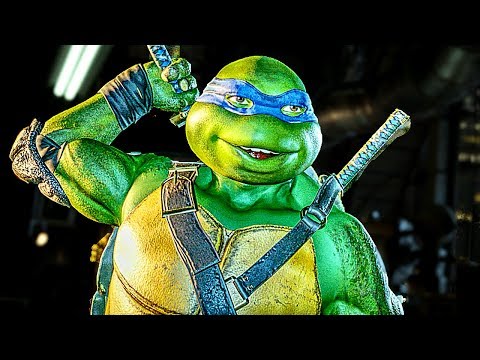 INJUSTICE 2 Leonardo Ninja Turtles All Intros Dialogue Character Banter TMNT 1080p HD - UC1bwliGvJogr7cWK0nT2Eag