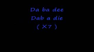 Eifel 65 - I'm Blue Lyrics