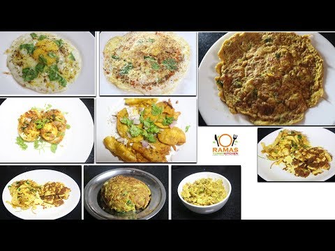 9 வகை முட்டை விருந்து | Egg Side Dish Varieties  | Egg Recipes in Tamil