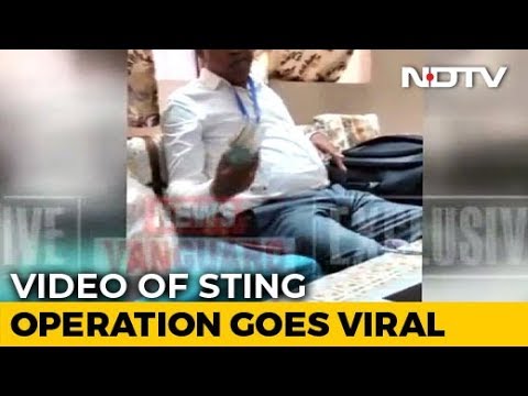 Video - STING OPERATION - Tripura University Vice Chancellor Allegedly Seen Taking Bribe - Caught on Camera #India