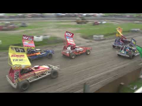 Brisca Stockcar F1 heat 4 Speedway Blauwhuis Fries Kampioenschap 2023 - RaRaRacing - dirt track racing video image