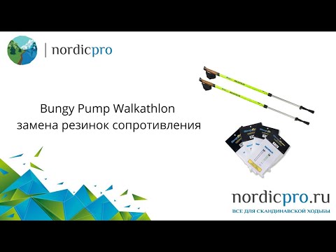 Палки Bungy Pump Walkathlon Multicolor, 4 и 6 kg
