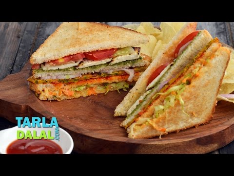 Veg Club Sandwich by Tarla Dalal - UCYRRwNWXxCKFaVjFuXo1I8Q