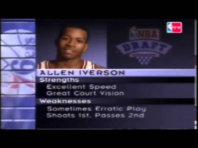 What Year Did Allen Iverson Get Drafted To The Nba?