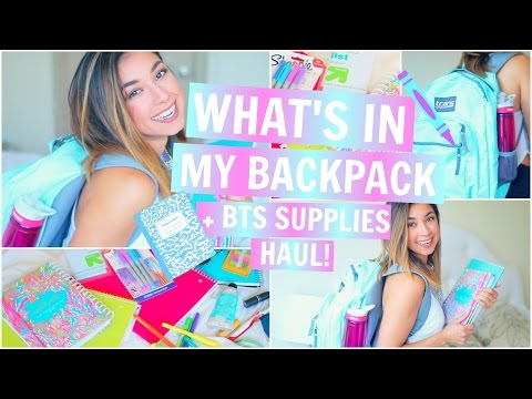 What's In My Backpack + School Supplies Haul + Giveaway! Back To School 2015 - UCrcYxVSkBgg9szDSwwZaNwg