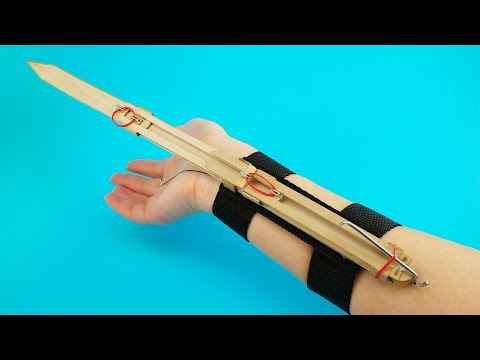 How to Make an Assassin's Creed Hidden Blade from 5 Popsicle Sticks - UCZdGJgHbmqQcVZaJCkqDRwg