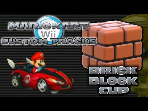 Mario Kart Wii Custom Tracks - Brick Block Cup - UCzA7lo0Cml0NZYKj3g42BKw