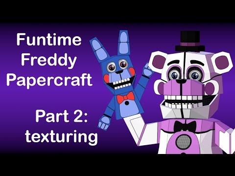 FNAF: Sister Location speed paint - Funtime Freddy Papercraft Part 2/2 ...