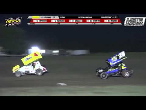 MSTS 360 Sprint Feature | Rapid Speedway | 6-18-2021 - dirt track racing video image