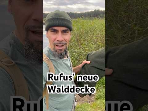 Rufus bekommt seine eigene Loden-Walddecke 🐾 | Bushcraft & Natur