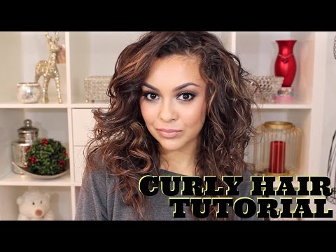 How To Style Naturally Curly Hair Tutorial - TrinaDuhra - UC8mcIi-QT6tSDC0pEmcsf2w