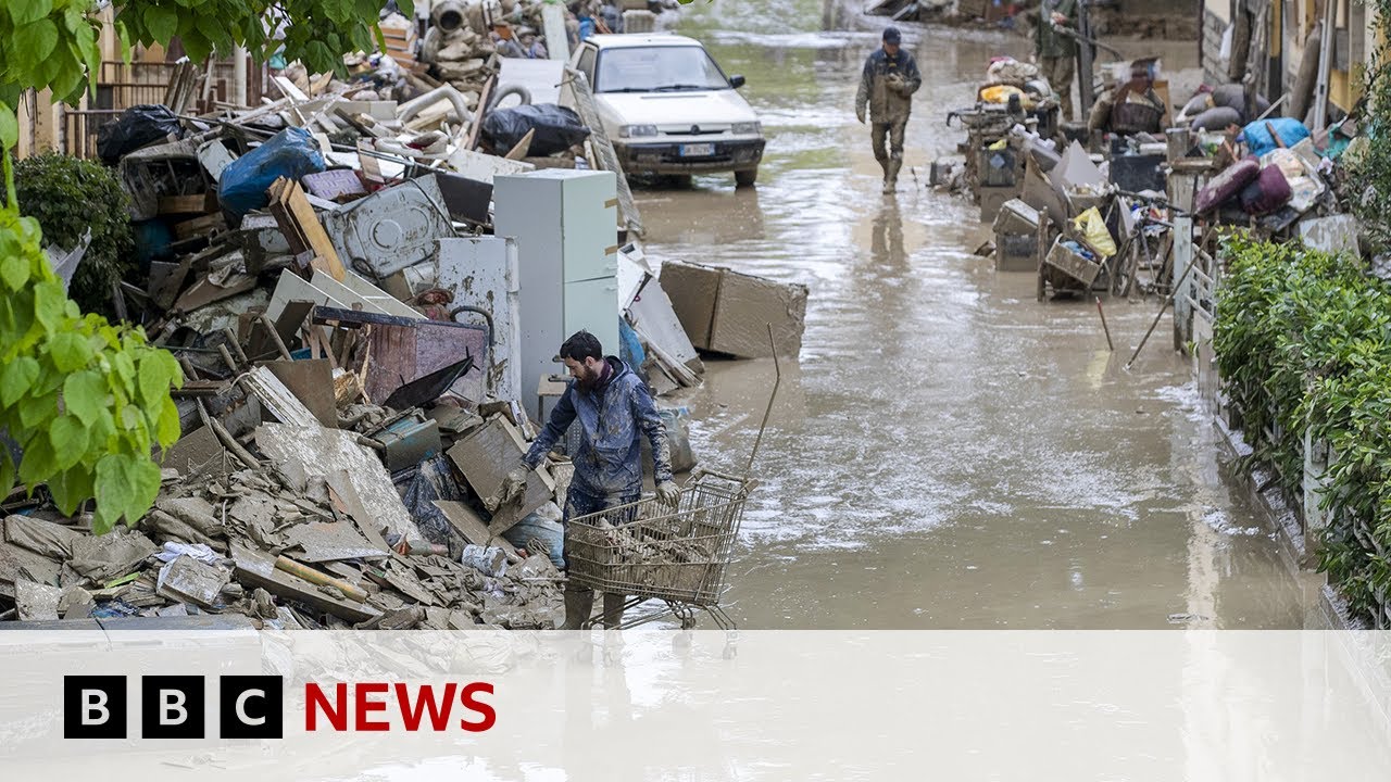 Italy’s floods leave more than a dozen dead and thousands homeless – BBC News