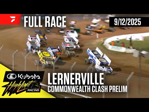 FULL RACE: Commonwealth Clash Prelim | Kubota High Limit Racing at Lernerville Speedway 9/12/2025 - dirt track racing video image