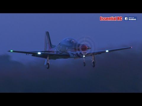 GIANT SCALE RC T-27 TUCANO (Dusk Flight) flown by Ian George [UltraHD & 4K] - UChL7uuTTz_qcgDmeVg-dxiQ