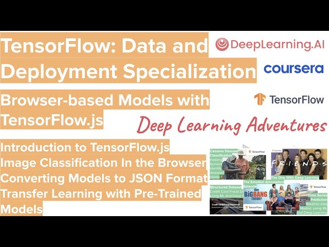 TensorFlow Deployment on Coursera