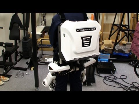 Power Loader power amplification exoskeleton robot #DigInfo - UCOHoBDJhP2cpYAI8YKroFbA