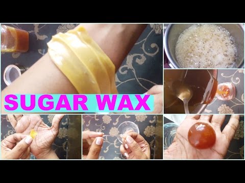 How To Make Sugar Wax At Home | Natural Hair Removal At Home | Sugar Wax Live Demonstration