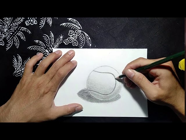 How to Draw a Tennis Ball