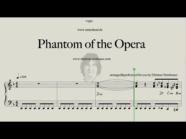 Free Sheet Music for the Phantom of the Opera