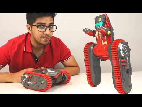 UNBOXING & LETS PLAY! - ROBO TRAX by Air Hogs - RC ROBOT TRANSFORMER - FULL REVIEW! 2017 - UCkV78IABdS4zD1eVgUpCmaw