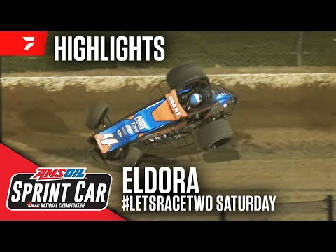 Celebration Goes Wrong | USAC Sprints #LetsRaceTwo Saturday at Eldora Speedway 5/4/24 | Highlights - dirt track racing video image
