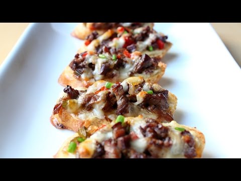 Mini Philly Cheesesteaks Super Bowl Recipe - Yo! Bite-Sized Philly Cheese Steaks! - UCRIZtPl9nb9RiXc9btSTQNw