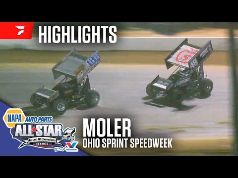 Ohio Sprint Speedweek | All Star Circuit of Champions at Moler Raceway Park 6/20/25 | Highlights - dirt track racing video image