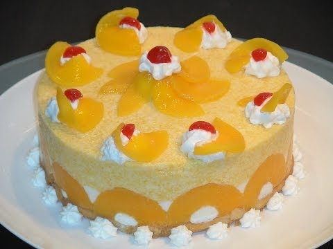 Receta Tarta helada de melocotón - Recetas de cocina, paso a paso, tutorial - UC5ONfXPjWgqElh0NZaRJ1tg