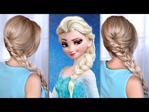 Elsa's braid hair tutorial from Frozen - UCeRF3k69cJnxB87lwk9KbrA