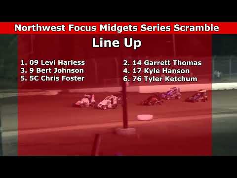 Grays Harbor Raceway, October 1, 2022, Northwest Focus Midgets Series Scramble - dirt track racing video image