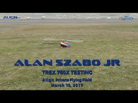 [Video]:  Align in yeni modeli Trex 760X in test Uçuşu