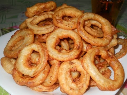 как приготовить луковые кольца в кляре в домашних условиях